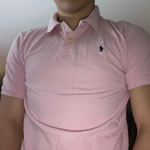 Pink men’s polo - Picture 1 of 1